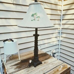 Tropical Palm Tree Table Lamp